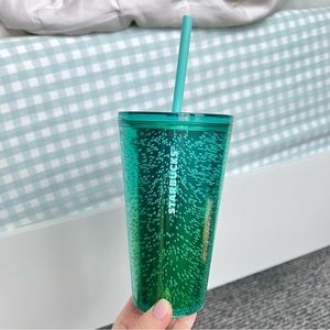 BNWOT Green Bubbles Starbucks Cup